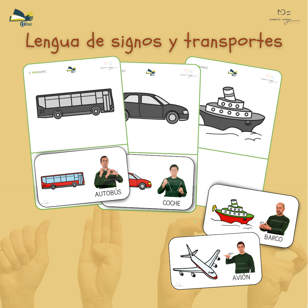 Los medios de transporte en Lengua de Signos Española (LSE)